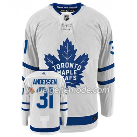 Herren Eishockey Toronto Maple Leafs Trikot FREDERIK ANDERSEN 31 Adidas Weiß Authentic